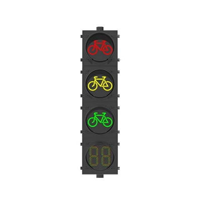 300四聯(lián)塑殼非機動車燈(帶倒計時）